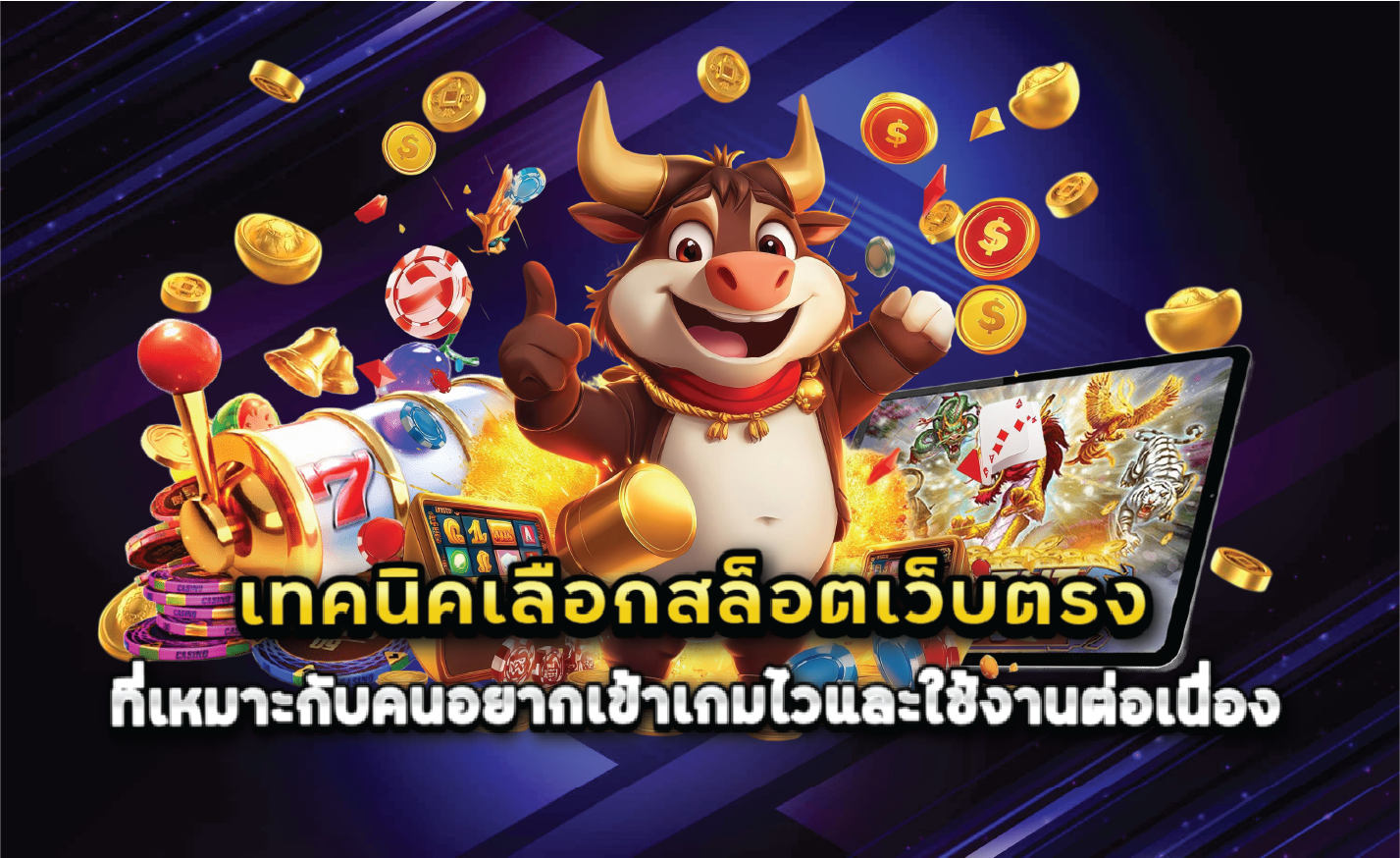 เทคนิคเลือกสล็อตเว็บตรงที่เหมาะกับคนอยากเข้าเกมไวและใช้งานต่อเนื่อง